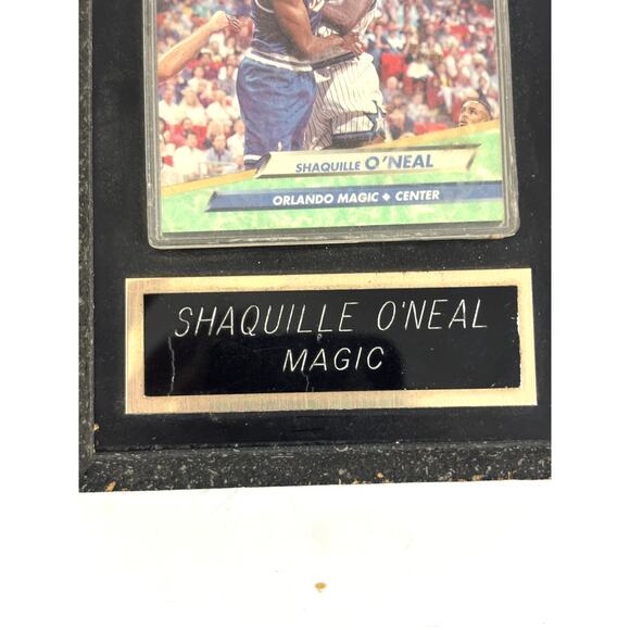 Collectible '92 Fleer Ultra RC Shaquille O'Neal Mounted Display Memorabilia - Picture 6 of 8